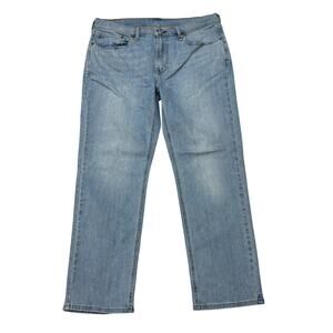 Levis 541 Jeans Mens Sz 35x30 Blue Athletic Fit Distressed Stretch Denim Casual